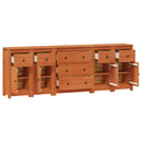 Sideboard med skuffe 5 pcs VoksBrun Massivt fyrretræ - xlshop.dk