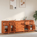 Sideboard med skuffe 5 pcs VoksBrun Massivt fyrretræ - xlshop.dk