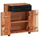 Sideboard med skuffe Brun 55 x 30 x 75 cm Massivt Akacietræ - xlshop.dk