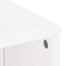 sidekabinetter 5 stk ODDA 40x24x79 cm massivt fyrretræ hvid - xlshop.dk