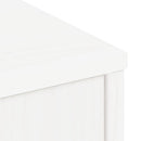 sidekabinetter 5 stk ODDA 40x24x79 cm massivt fyrretræ hvid - xlshop.dk