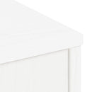 sidekabinetter 5 stk ODDA 40x24x79 cm massivt fyrretræ hvid - xlshop.dk