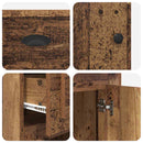 Sideskab 40 x 50 x 75 cm Konstrueret træ Gammelt træ - xlshop.dk