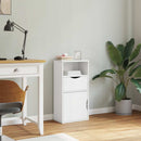 sideskab ODDA med skuffe 40x24x79 cm massivt fyrretræ hvid - xlshop.dk