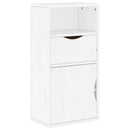 sideskab ODDA med skuffe 40x24x79 cm massivt fyrretræ hvid - xlshop.dk