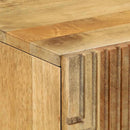 skab 60x33x100 cm massivt mangotræ brun - xlshop.dk