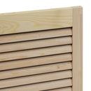 Skabsdør med dør 4 stk. Naturfarvet 49,5 x 2,1 x 110 cm - xlshop.dk