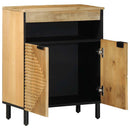skænk 60x33x75 cm massivt mangotræ brun - xlshop.dk
