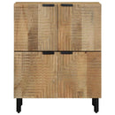 skænk 60x33x75 cm massivt mangotræ brun - xlshop.dk