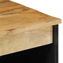 skænk 60x33x75 cm massivt mangotræ brun - xlshop.dk