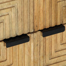skænk 60x33x75 cm massivt mangotræ brun - xlshop.dk