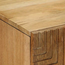 skænk 60x33x75 cm massivt mangotræ brun - xlshop.dk