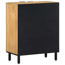 skænk 60x33x75 cm massivt mangotræ brun - xlshop.dk