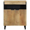 skænk 60x33x75 cm massivt mangotræ brun - xlshop.dk