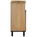 skænk 60x33x75 cm massivt mangotræ brun - xlshop.dk