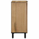 skænk 60x33x75 cm massivt mangotræ brun - xlshop.dk