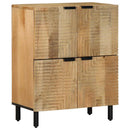 skænk 60x33x75 cm massivt mangotræ brun - xlshop.dk