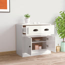 skænk 70x35,5x67,5 cm konstrueret træ hvid højglans - xlshop.dk