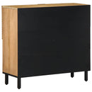 skænk 80x33x75 cm massivt mangotræ brun - xlshop.dk