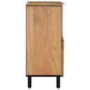 skænk 80x33x75 cm massivt mangotræ brun - xlshop.dk