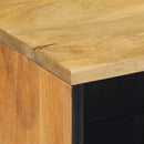 skænk 80x33x75 cm massivt mangotræ brun - xlshop.dk