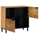 skænk 80x33x75 cm massivt mangotræ brun - xlshop.dk