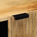 skænk 90x33x75 cm massivt mangotræ brun - xlshop.dk