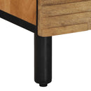 skænke 2 stk. 60x33x75 cm massivt mangotræ brun - xlshop.dk