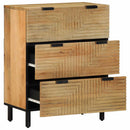 skænke 2 stk. 60x33x75 cm massivt mangotræ brun - xlshop.dk