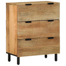 skænke 2 stk. 60x33x75 cm massivt mangotræ brun - xlshop.dk