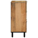 skænke 2 stk. 60x33x75 cm massivt mangotræ brun - xlshop.dk