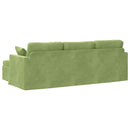 Sofa Lys grøn 228 x 134 x 80 cm Fløjl - xlshop.dk