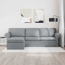 Sofa Lysegrå 245 x 138 x 80 cm Stof - xlshop.dk