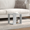 sofabord 32x32x30 cm konstrueret træ betongrå - xlshop.dk