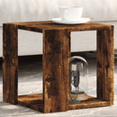 sofabord 32x32x30 cm konstrueret træ røget egetræsfarve - xlshop.dk