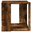 sofabord 32x32x30 cm konstrueret træ røget egetræsfarve - xlshop.dk