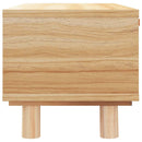 sofabord 80x40x30 cm konstrueret træ og massivt fyrretræ brun - xlshop.dk