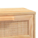 sofabord 80x40x30 cm konstrueret træ og massivt fyrretræ brun - xlshop.dk
