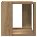 Sofabord Artisan Egetræ 32 x 32 x 30 cm Konstrueret træ - xlshop.dk