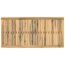 Sofabord Hvid 50 x 100,5 x 45 cm Massivt Akacietræ - xlshop.dk