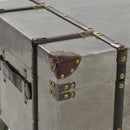 sofabord MDF og aluminium 102 x 51 x 47,5 cm - xlshop.dk