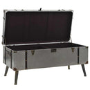 sofabord MDF og aluminium 102 x 51 x 47,5 cm - xlshop.dk