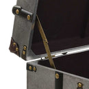 sofabord MDF og aluminium 102 x 51 x 47,5 cm - xlshop.dk