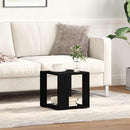 Sofabord Sort eg 32 x 32 x 30 cm Konstrueret træ - xlshop.dk