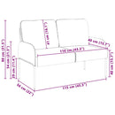 Sofaer med pude 110cm Lilla Krydsfinér - xlshop.dk