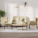 Sofasæt 3 stk. Creme Krydsfinér - xlshop.dk