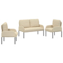 Sofasæt 3 stk. Creme Krydsfinér - xlshop.dk