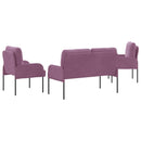 Sofasæt 3 stk. Lilla Krydsfinér - xlshop.dk