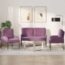 Sofasæt 3 stk. Lilla Krydsfinér - xlshop.dk