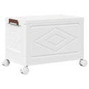 Stabelbar opbevaringskasse med hjul 28 L 48,5x29,5x33 cm - xlshop.dk